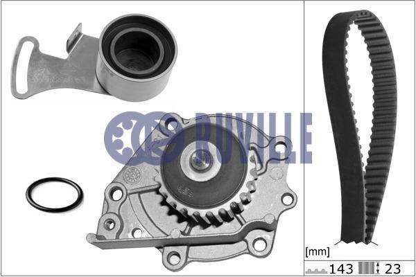 Ruville 56104701 TIMING BELT KIT WITH WATER PUMP 56104701