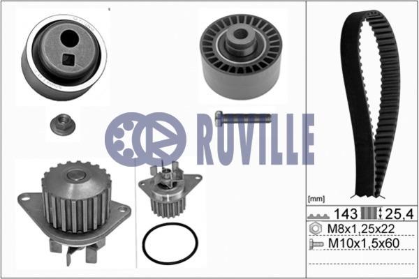 Ruville 56602701 TIMING BELT KIT WITH WATER PUMP 56602701