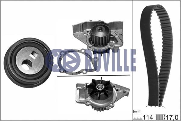 Ruville 56618701 TIMING BELT KIT WITH WATER PUMP 56618701