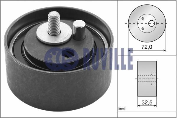 Ruville 55490 Tensioner pulley, timing belt 55490