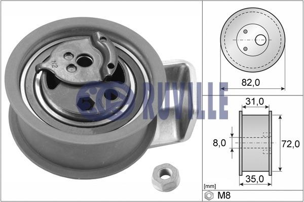 Ruville 55494 Tensioner pulley, timing belt 55494