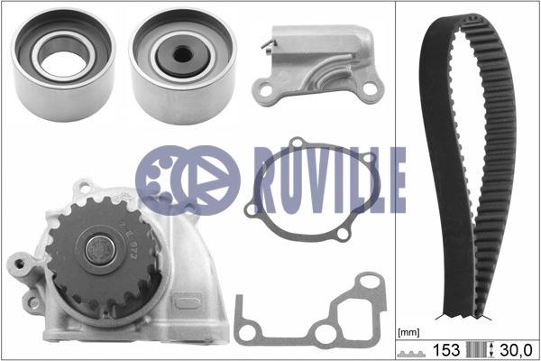 Ruville 57064711 TIMING BELT KIT WITH WATER PUMP 57064711