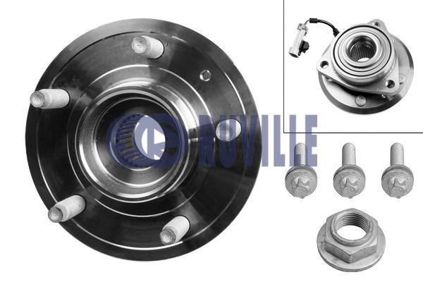 Ruville 5358 Wheel hub with front bearing 5358