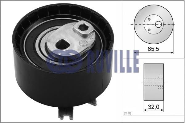 Ruville 55566 Tensioner pulley, timing belt 55566