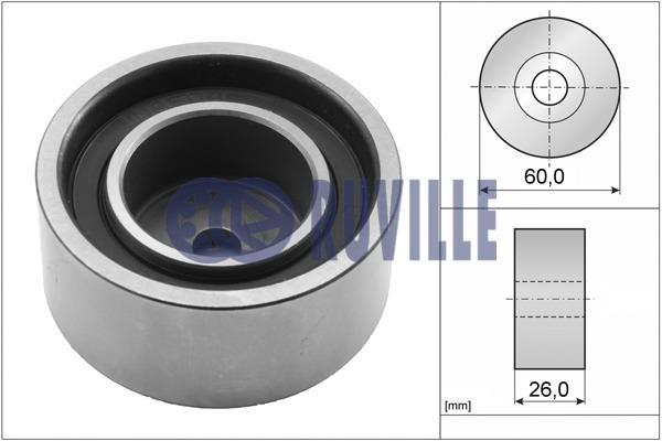 Ruville 55576 V-ribbed belt tensioner (drive) roller 55576