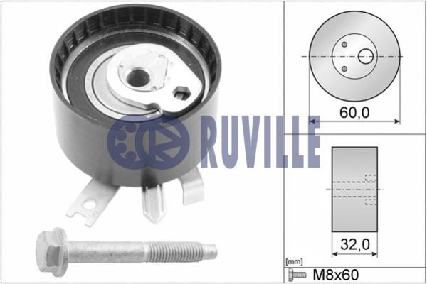 Ruville 55581 Tensioner pulley, timing belt 55581