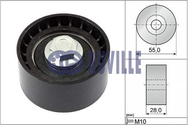 Ruville 57207 Tensioner pulley, timing belt 57207
