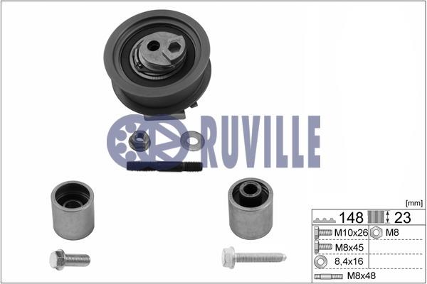 Ruville 5577250 Timing Belt Pulleys (Timing Belt), kit 5577250