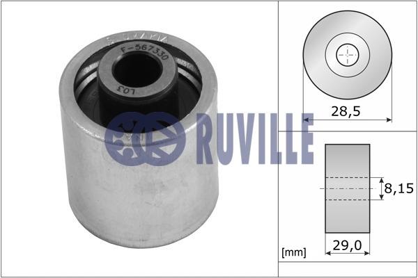 Ruville 55773 Tensioner pulley, timing belt 55773