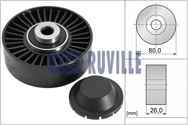 Ruville 55847 V-ribbed belt tensioner (drive) roller 55847