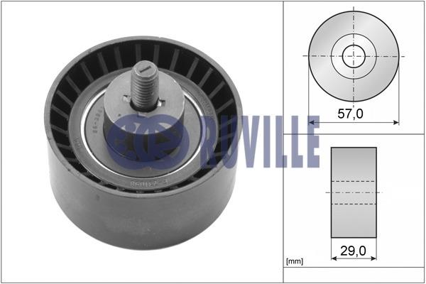 Ruville 55851 Tensioner pulley, timing belt 55851