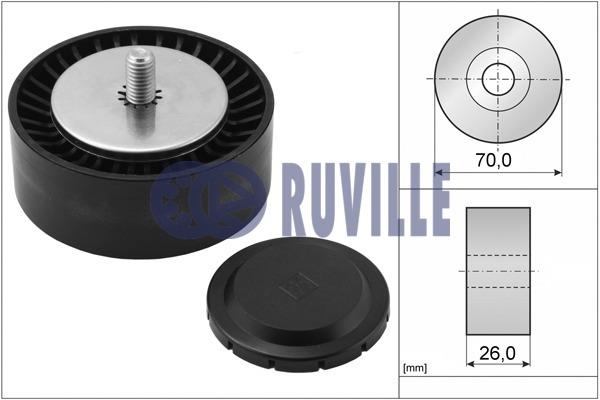 Ruville 55065 V-ribbed belt tensioner (drive) roller 55065