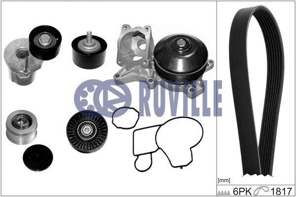 Ruville 55095801 Drive belt kit 55095801