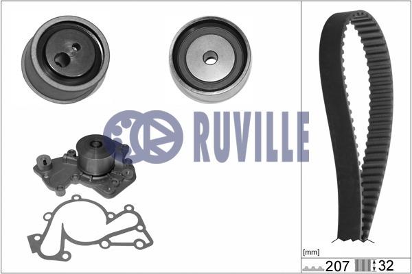 Ruville 58407701 TIMING BELT KIT WITH WATER PUMP 58407701