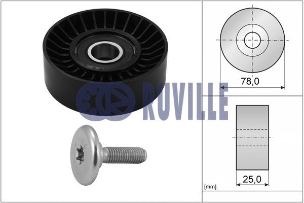 Ruville 55952 V-ribbed belt tensioner (drive) roller 55952