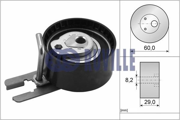 Ruville 55953 Tensioner pulley, timing belt 55953