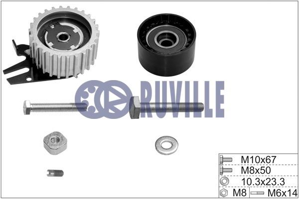 Ruville 5603650 Timing Belt Pulleys (Timing Belt), kit 5603650