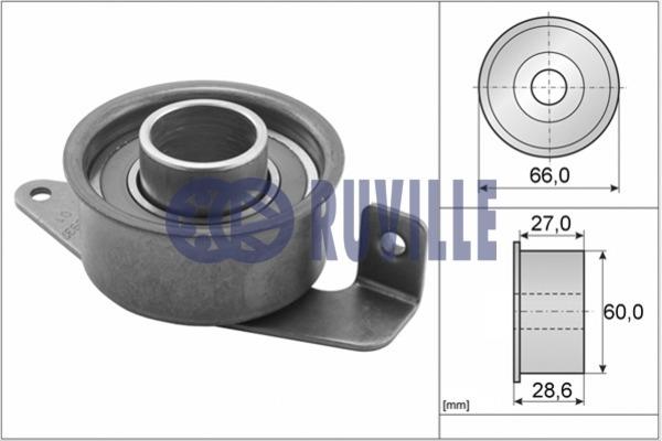 Ruville 55214 Tensioner pulley, timing belt 55214