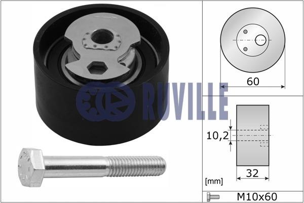 Ruville 55240 Tensioner pulley, timing belt 55240