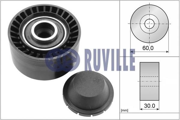 Ruville 55247 V-ribbed belt tensioner (drive) roller 55247