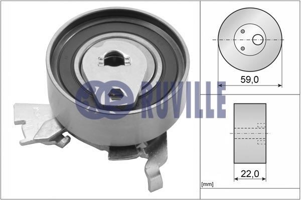 Ruville 55315 Tensioner pulley, timing belt 55315