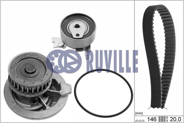 Ruville 55315701 TIMING BELT KIT WITH WATER PUMP 55315701