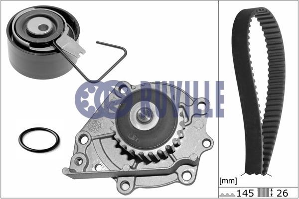Ruville 56137701 TIMING BELT KIT WITH WATER PUMP 56137701