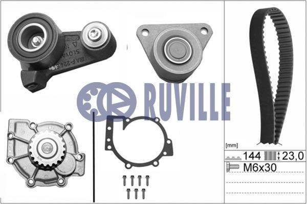 Ruville 56512711 TIMING BELT KIT WITH WATER PUMP 56512711