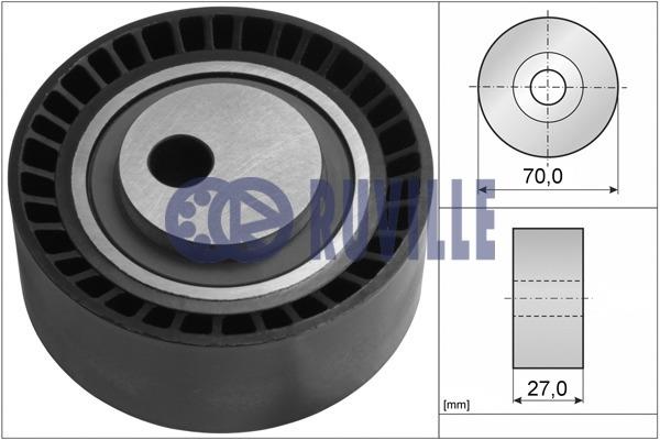 Ruville 56630 V-ribbed belt tensioner (drive) roller 56630