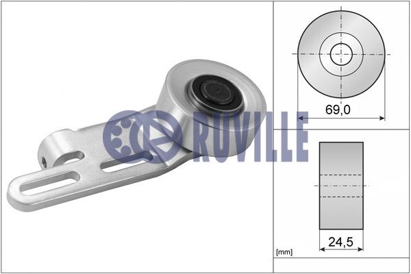Ruville 56637 V-ribbed belt tensioner (drive) roller 56637