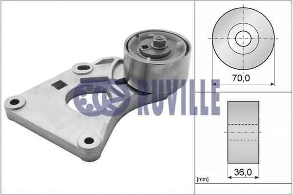 Ruville 56643 Tensioner pulley, timing belt 56643