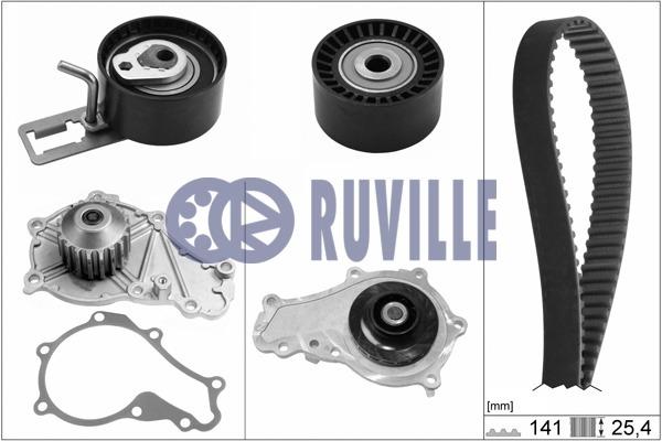 Ruville 56664711 TIMING BELT KIT WITH WATER PUMP 56664711