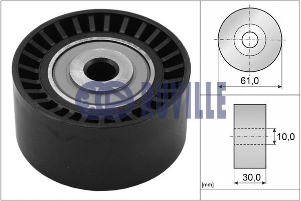 Ruville 56665 Tensioner pulley, timing belt 56665