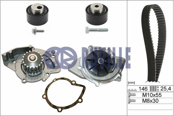 Ruville 55921722 TIMING BELT KIT WITH WATER PUMP 55921722