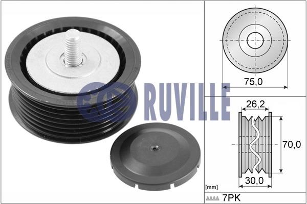 Ruville 56724 V-ribbed belt tensioner (drive) roller 56724