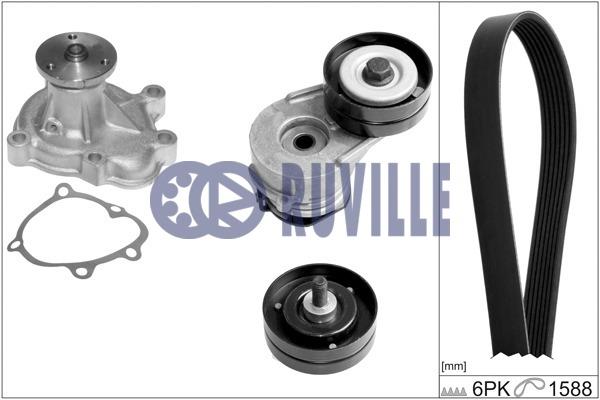 Ruville 55352801 Drive belt kit 55352801