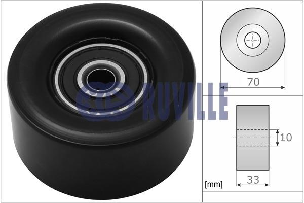 Ruville 56839 V-ribbed belt tensioner (drive) roller 56839