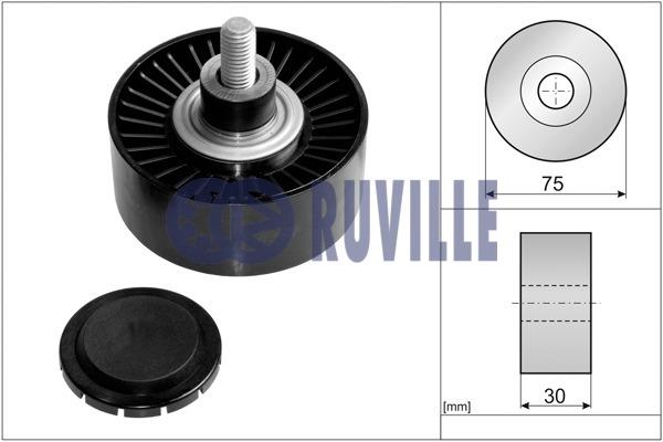 Ruville 57609 V-ribbed belt tensioner (drive) roller 57609