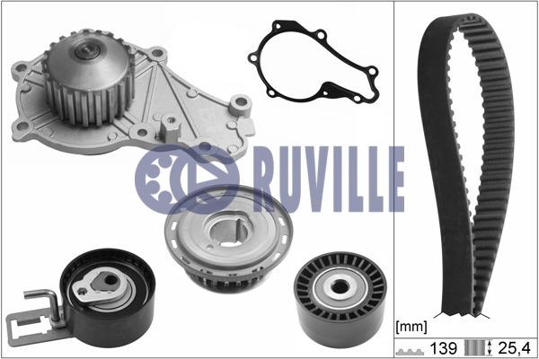 Ruville 56676741 TIMING BELT KIT WITH WATER PUMP 56676741