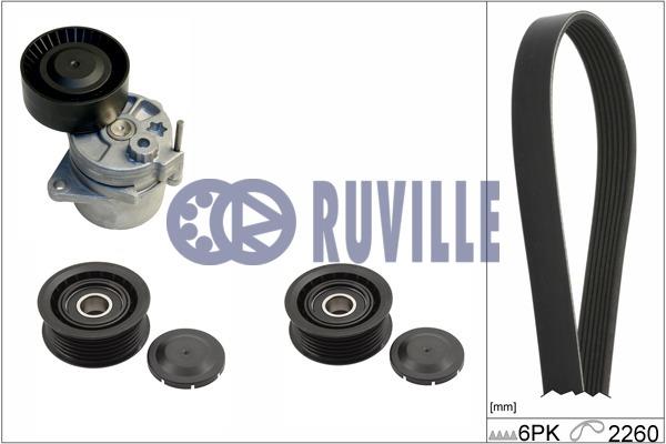 Ruville 5512380 Drive belt kit 5512380