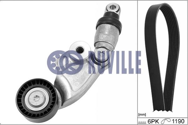 Ruville 5706080 Drive belt kit 5706080