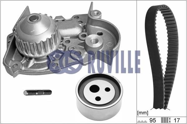 Ruville 55500702 TIMING BELT KIT WITH WATER PUMP 55500702