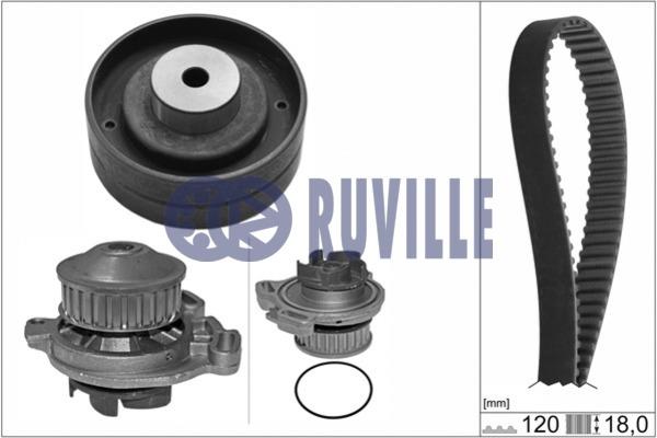 Ruville 55401701 TIMING BELT KIT WITH WATER PUMP 55401701