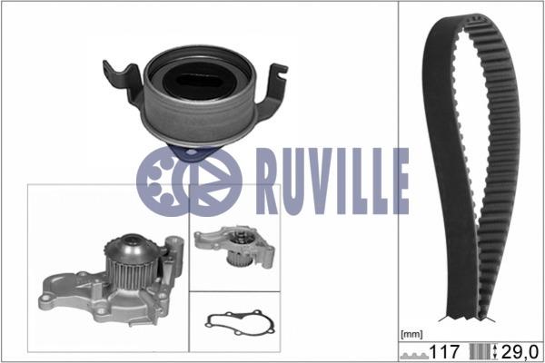 Ruville 57321701 TIMING BELT KIT WITH WATER PUMP 57321701