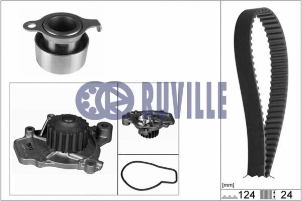 Ruville 57401721 TIMING BELT KIT WITH WATER PUMP 57401721