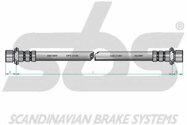 SBS 1330852287 Brake Hose 1330852287