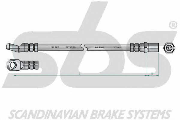 SBS 1330852389 Brake Hose 1330852389