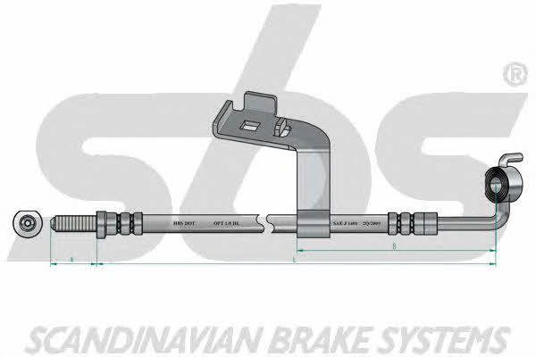 SBS 13308525105 Brake Hose 13308525105