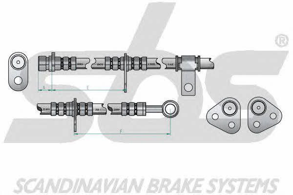 SBS 1330852614 Brake Hose 1330852614