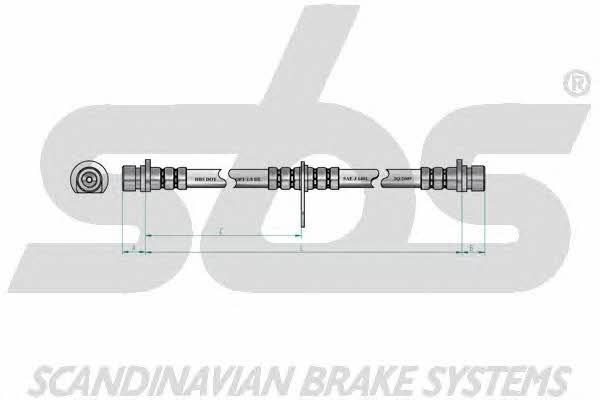 SBS 1330852644 Brake Hose 1330852644